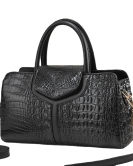 Bag women's fashion crocodile patterns handbag large -capacity casual shoulder messenger bag tide