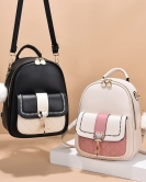 Backpack Women's Bags Casual Fashion Skin Poor Backpack Color Color Large Capacity Travel Bag