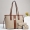 Khaki with brown 