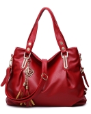 Women's bag soft leather large -capacity handbag fashion mothers bag middle -aged shoulder messenger bag tide
