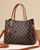 Commute bag women's bag middle -aged lady mother bag tempera handbag large -capacity shoulder bag